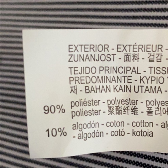 NWT. Zara Blue Pinstripe Quilted Shoulder Bag. - Picture 10 of 11